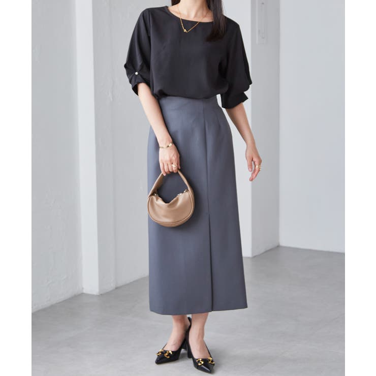 袖タックデザインきれい見えブラウス | RANAN | 詳細画像5 