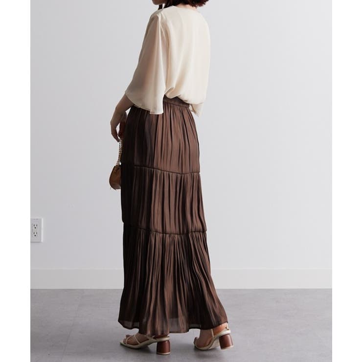 ひんやり！フレアー袖シフォンブラウス | RANAN | 詳細画像3 