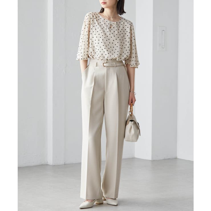 ひんやり！フレアー袖シフォンブラウス | RANAN | 詳細画像8 