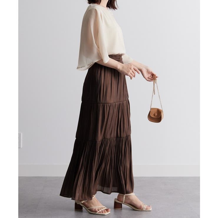 ひんやり！フレアー袖シフォンブラウス | RANAN | 詳細画像9 