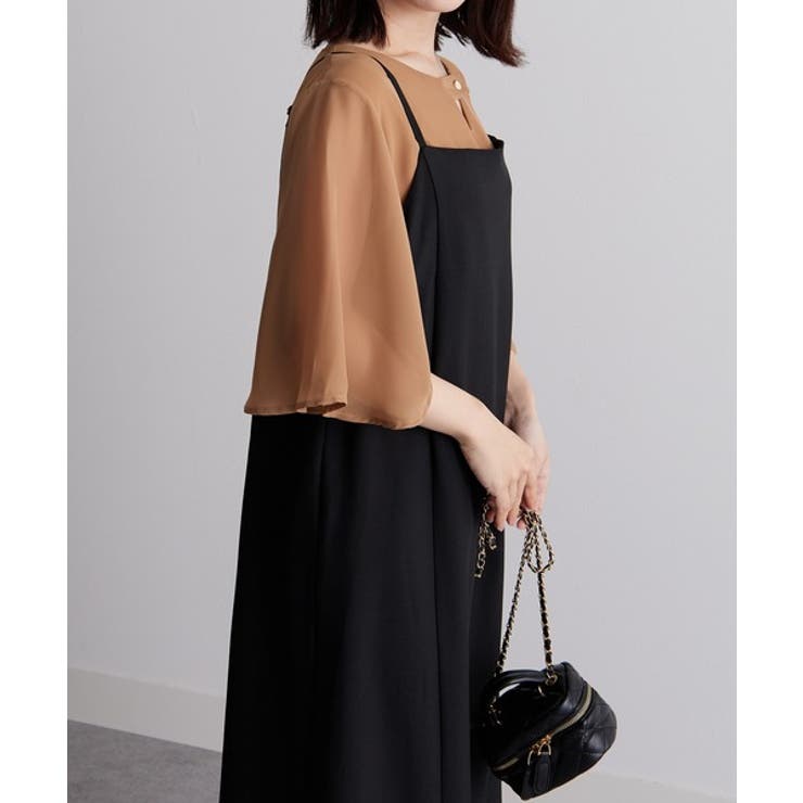 モカ | ひんやり！フレアー袖シフォンブラウス | RANAN