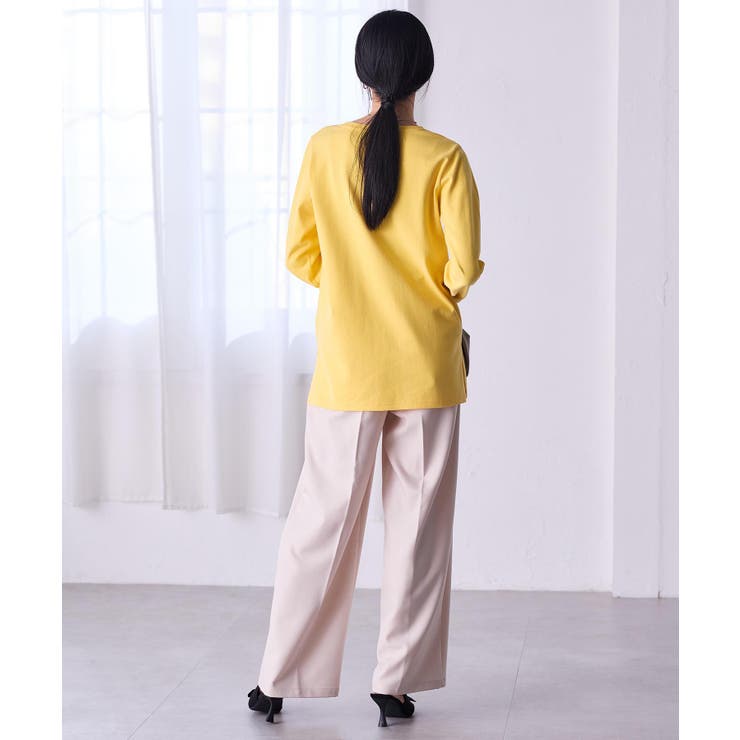 ＜ＢＣ＞吸湿発熱！裾スリットプルオーバー | RANAN | 詳細画像14 