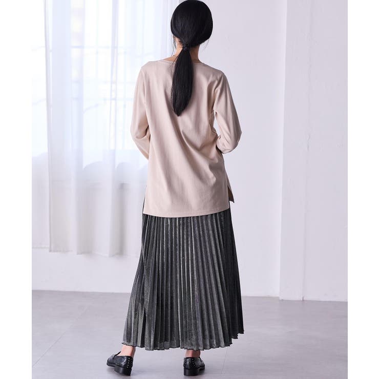 ＜ＢＣ＞吸湿発熱！裾スリットプルオーバー | RANAN | 詳細画像6 