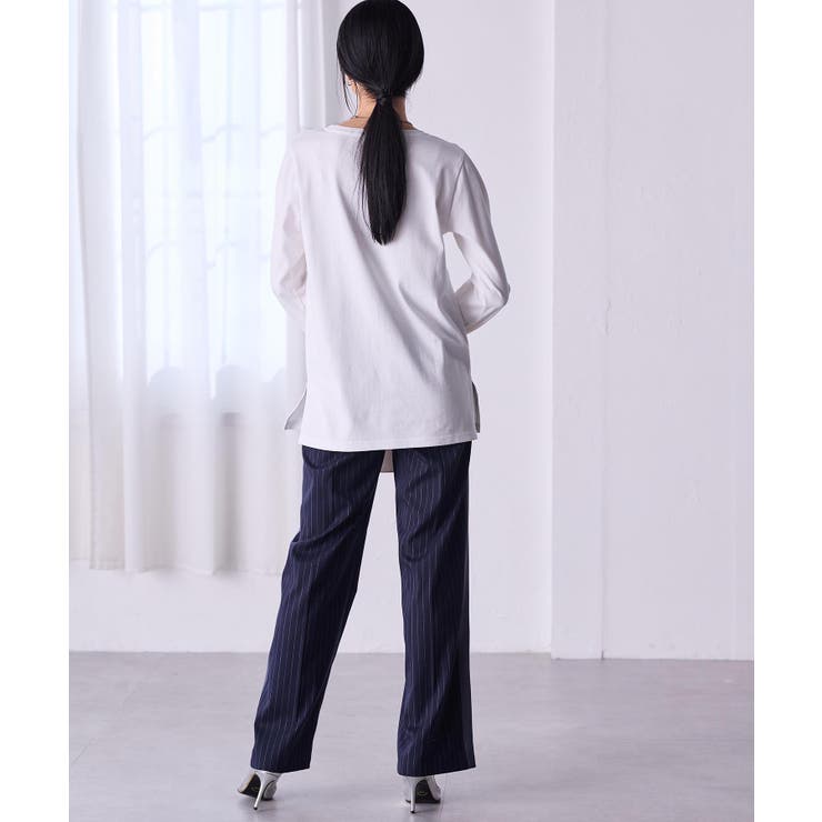 ＜ＢＣ＞吸湿発熱！裾スリットプルオーバー | RANAN | 詳細画像8 