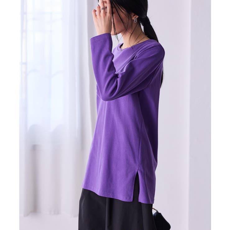 ＜ＢＣ＞吸湿発熱！裾スリットプルオーバー | RANAN | 詳細画像9 