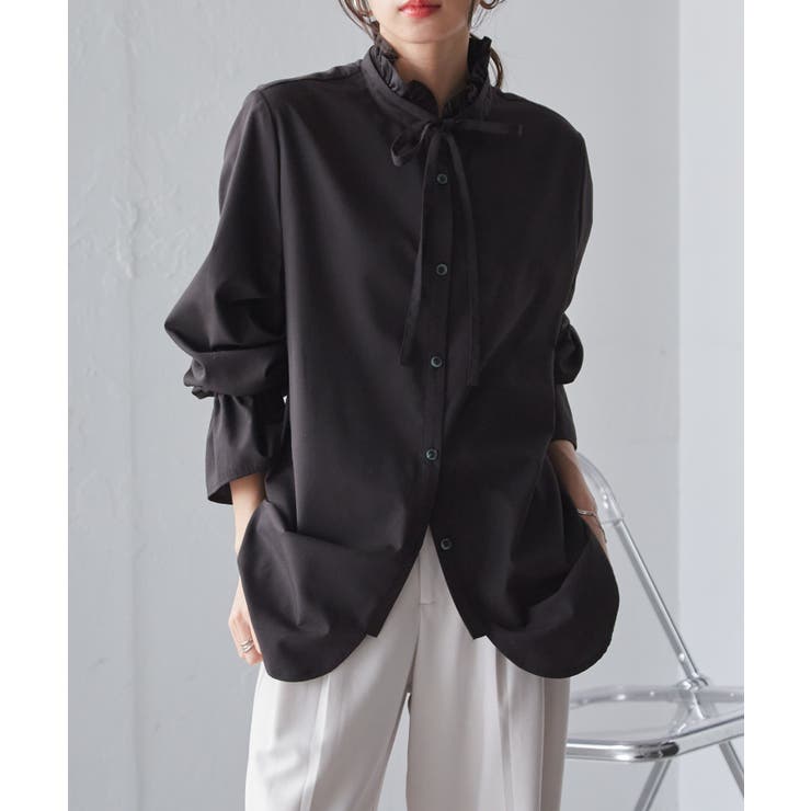 プチフリルリボン付きブラウス | RANAN | 詳細画像11 