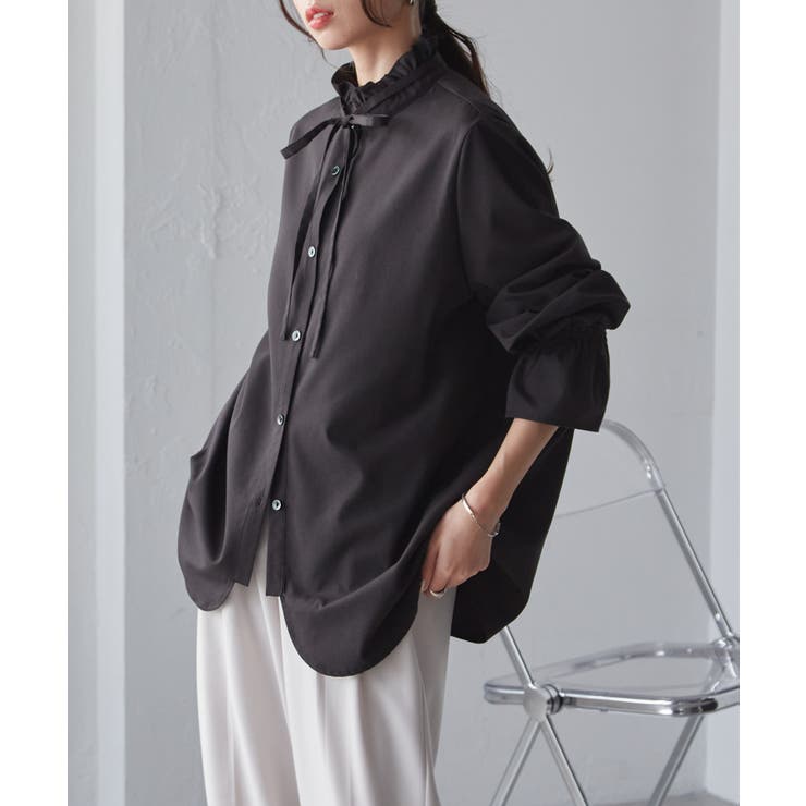 プチフリルリボン付きブラウス | RANAN | 詳細画像12 