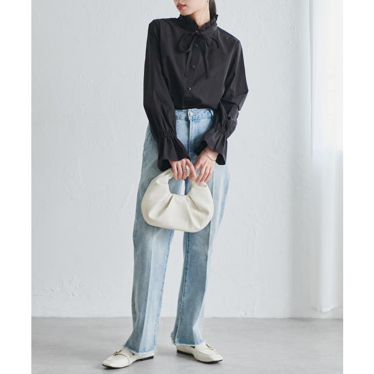 プチフリルリボン付きブラウス | RANAN | 詳細画像15 