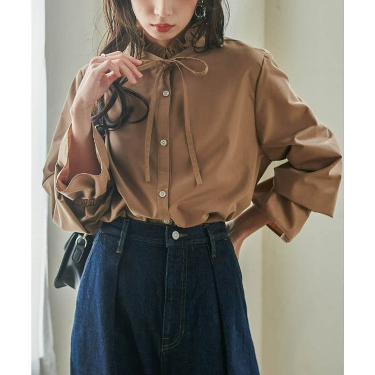 プチフリルリボン付きブラウス | RANAN | 詳細画像19 