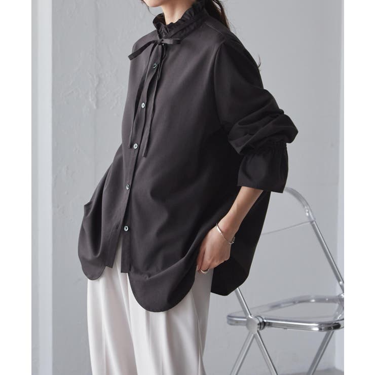 プチフリルリボン付きブラウス | RANAN | 詳細画像22 