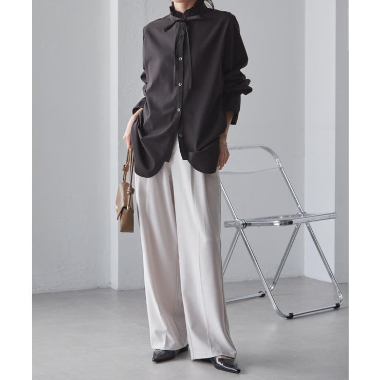 プチフリルリボン付きブラウス | RANAN | 詳細画像24 