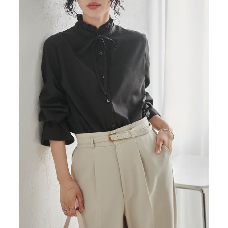 プチフリルリボン付きブラウス | RANAN | 詳細画像25 