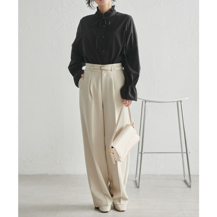 プチフリルリボン付きブラウス | RANAN | 詳細画像27 