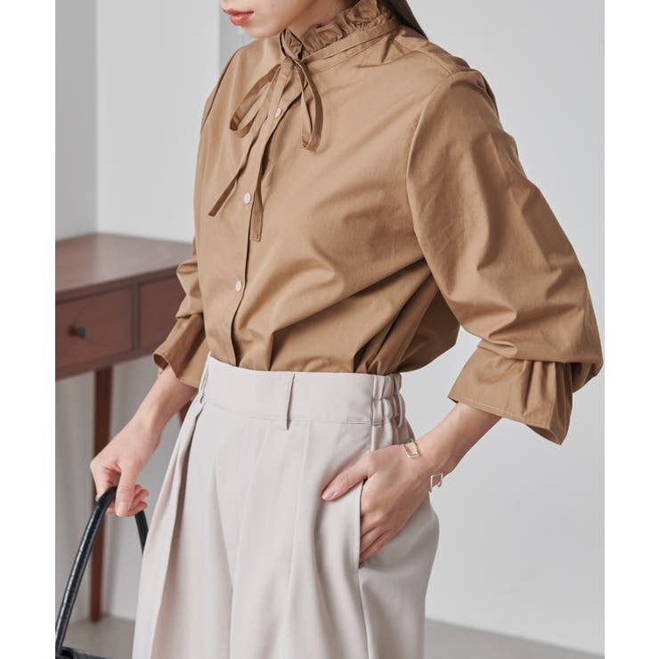 プチフリルリボン付きブラウス | RANAN | 詳細画像29 