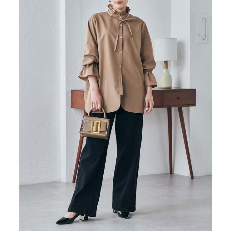 プチフリルリボン付きブラウス | RANAN | 詳細画像35 