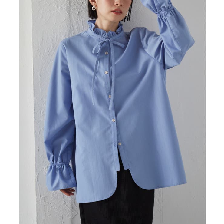 プチフリルリボン付きブラウス | RANAN | 詳細画像6 