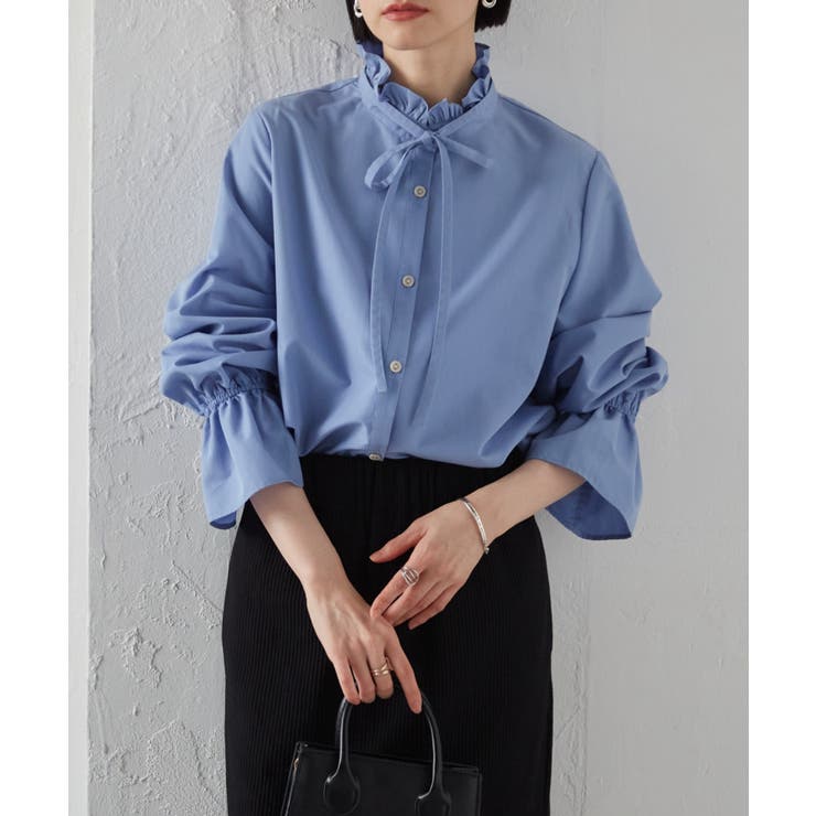 プチフリルリボン付きブラウス | RANAN | 詳細画像7 