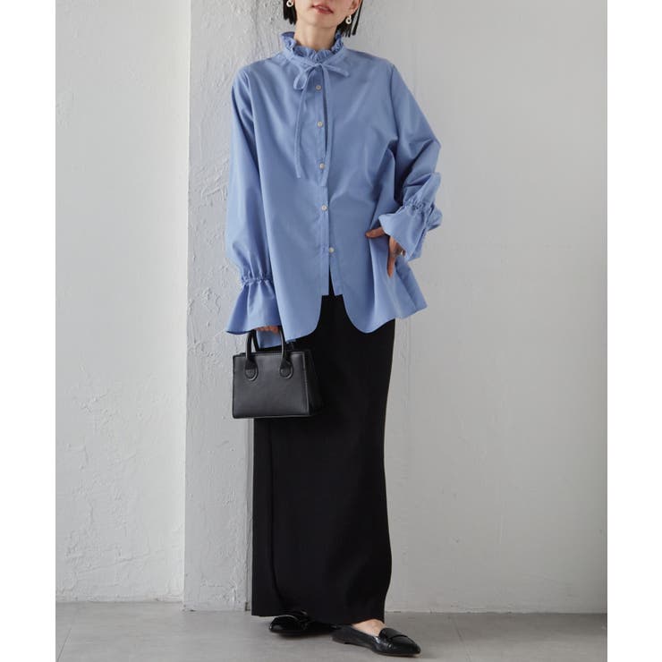 プチフリルリボン付きブラウス | RANAN | 詳細画像8 