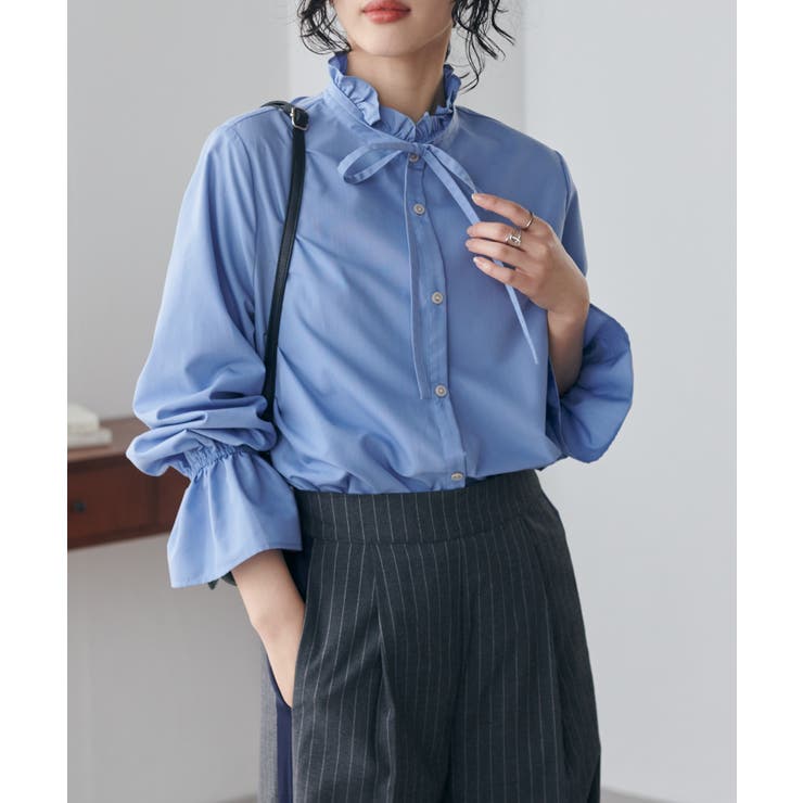 プチフリルリボン付きブラウス | RANAN | 詳細画像9 