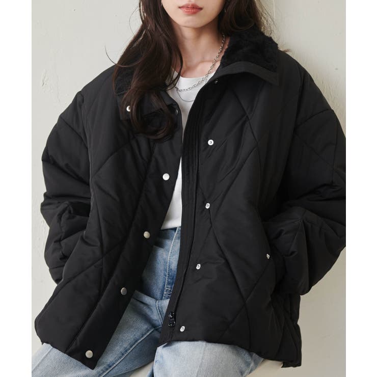 ダイヤキルトスタンドカラーブルゾン | RANAN | 詳細画像13 