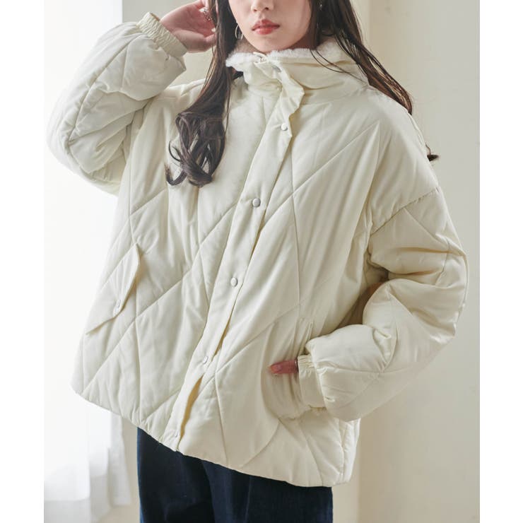 ダイヤキルトスタンドカラーブルゾン | RANAN | 詳細画像2 