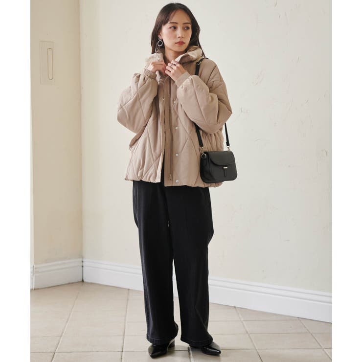 ダイヤキルトスタンドカラーブルゾン | RANAN | 詳細画像25 