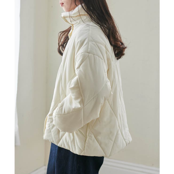 ダイヤキルトスタンドカラーブルゾン | RANAN | 詳細画像3 