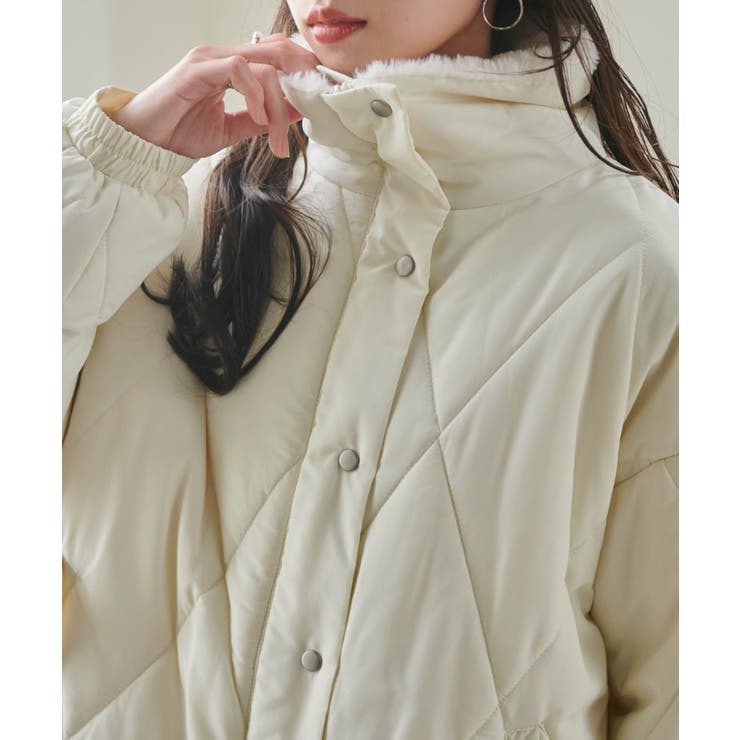 ダイヤキルトスタンドカラーブルゾン | RANAN | 詳細画像5 