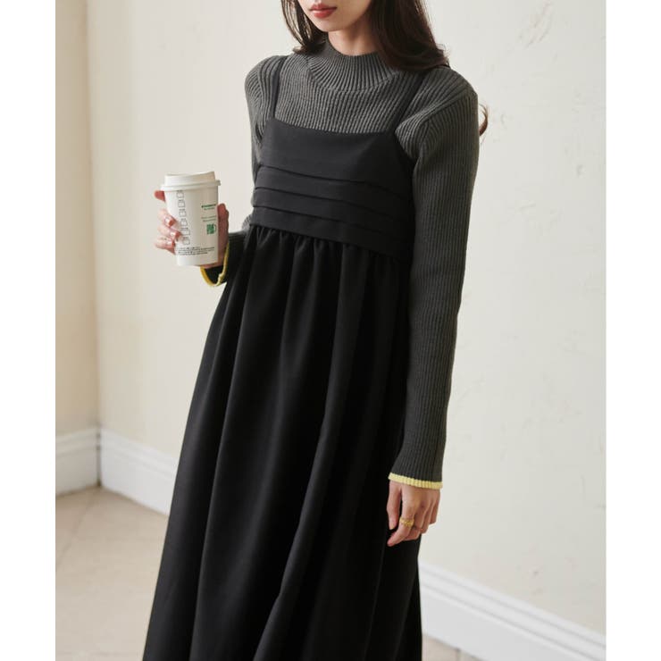 リブパイピングハイネックニット | RANAN | 詳細画像21 