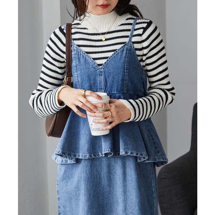 リブパイピングハイネックニット | RANAN | 詳細画像28 