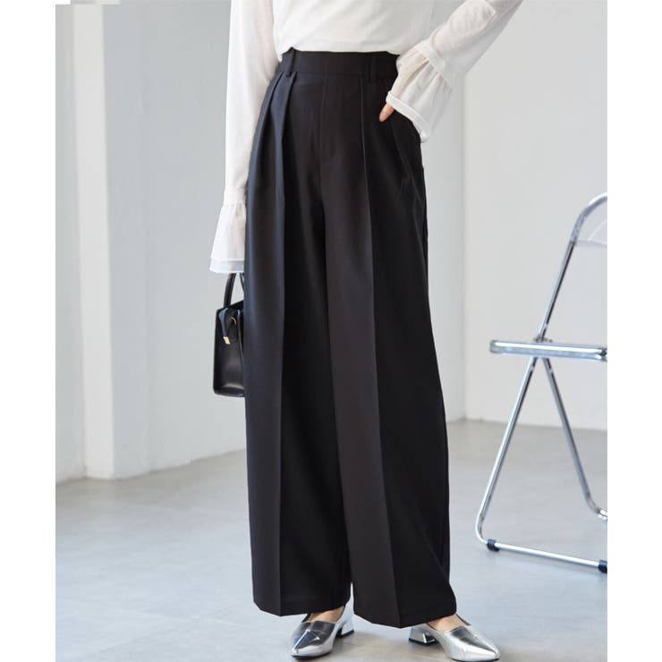 【選べる2丈】２タックワイドスラックス | RANAN | 詳細画像11 