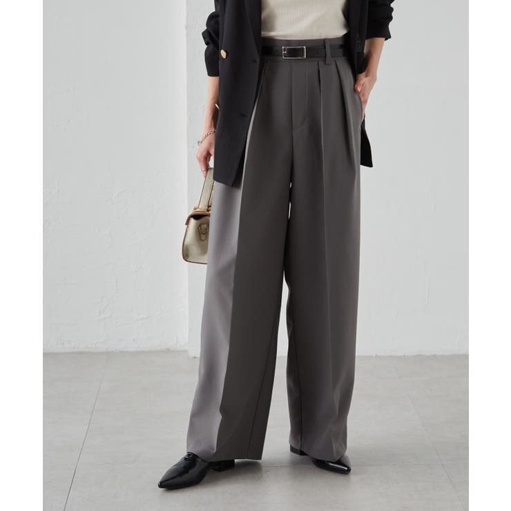 【選べる2丈】２タックワイドスラックス | RANAN | 詳細画像20 