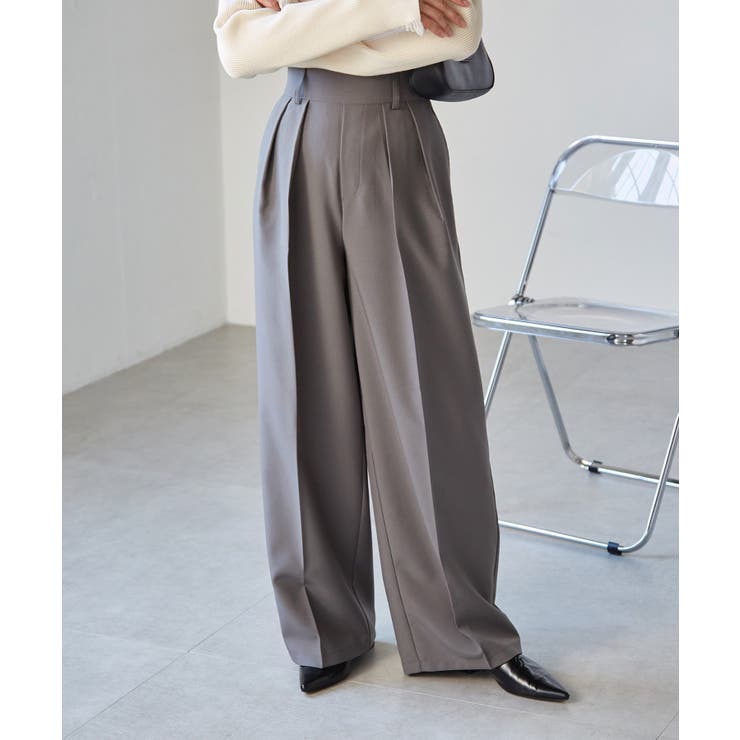 【選べる2丈】２タックワイドスラックス | RANAN | 詳細画像24 