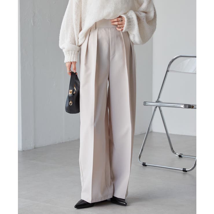 【選べる2丈】２タックワイドスラックス | RANAN | 詳細画像30 