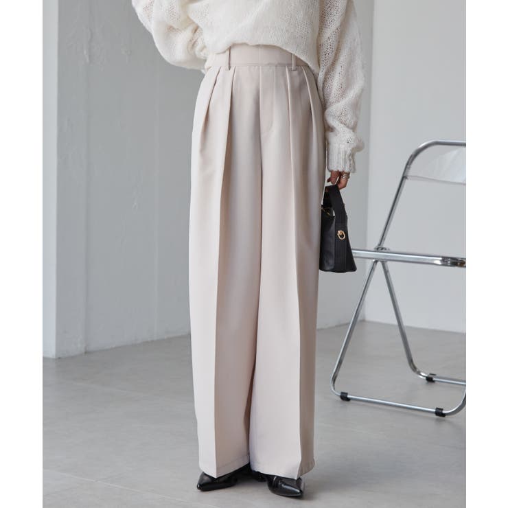 【選べる2丈】２タックワイドスラックス | RANAN | 詳細画像31 