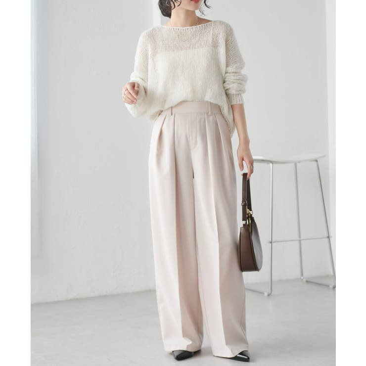 【選べる2丈】２タックワイドスラックス | RANAN | 詳細画像35 