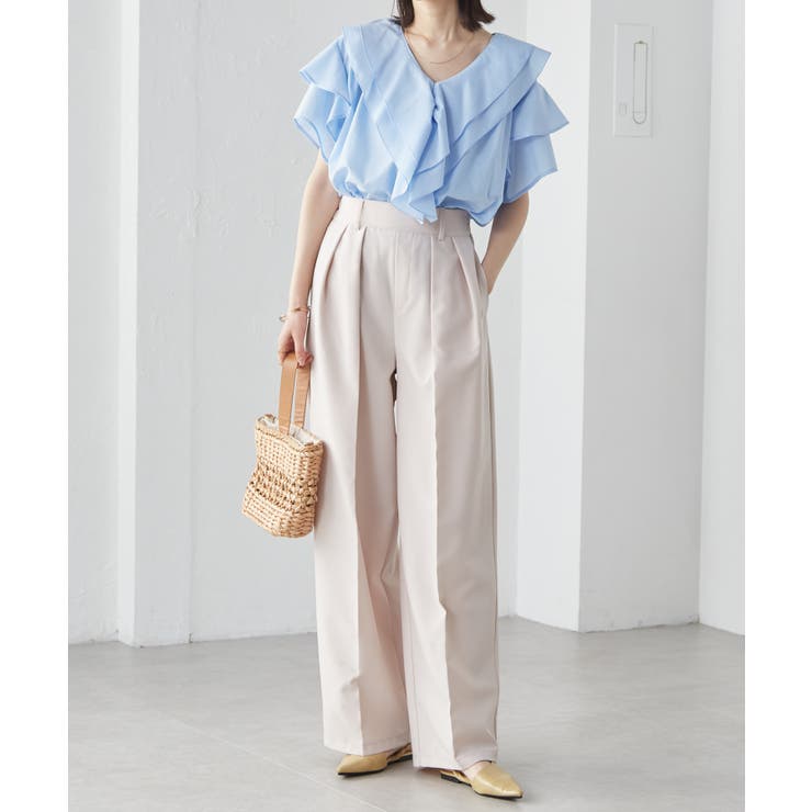 【選べる2丈】２タックワイドスラックス | RANAN | 詳細画像37 