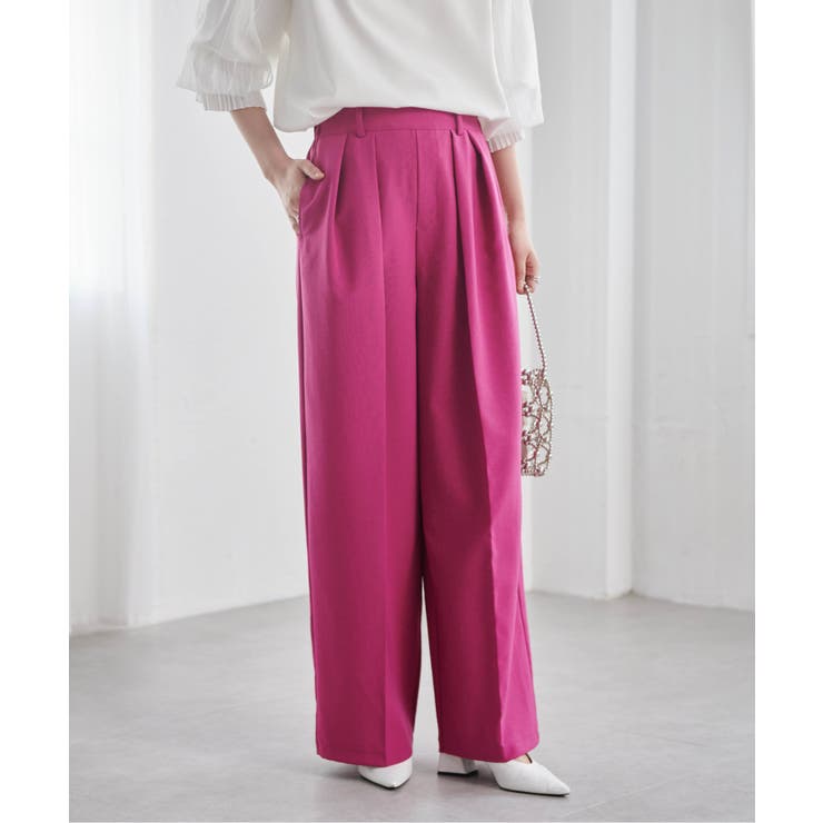 【選べる2丈】２タックワイドスラックス | RANAN | 詳細画像38 