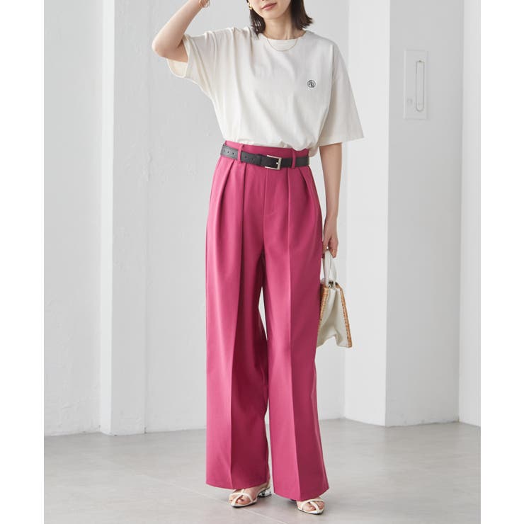 【選べる2丈】２タックワイドスラックス | RANAN | 詳細画像40 