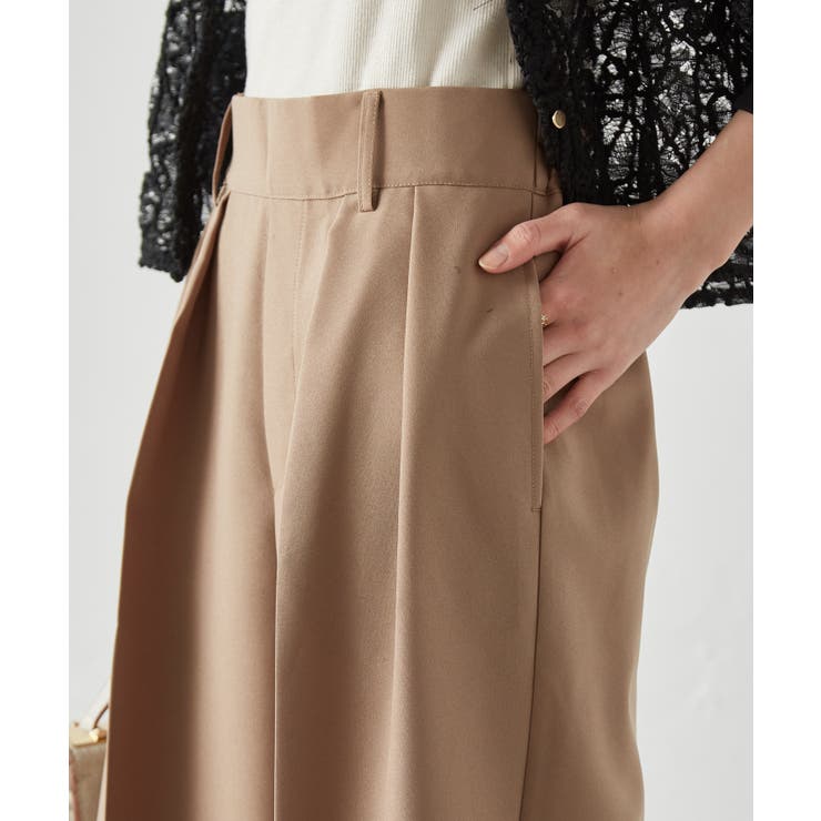 【選べる2丈】２タックワイドスラックス | RANAN | 詳細画像9 