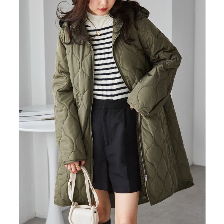 カーキ | ３ｗａｙキルティングコート | RANAN