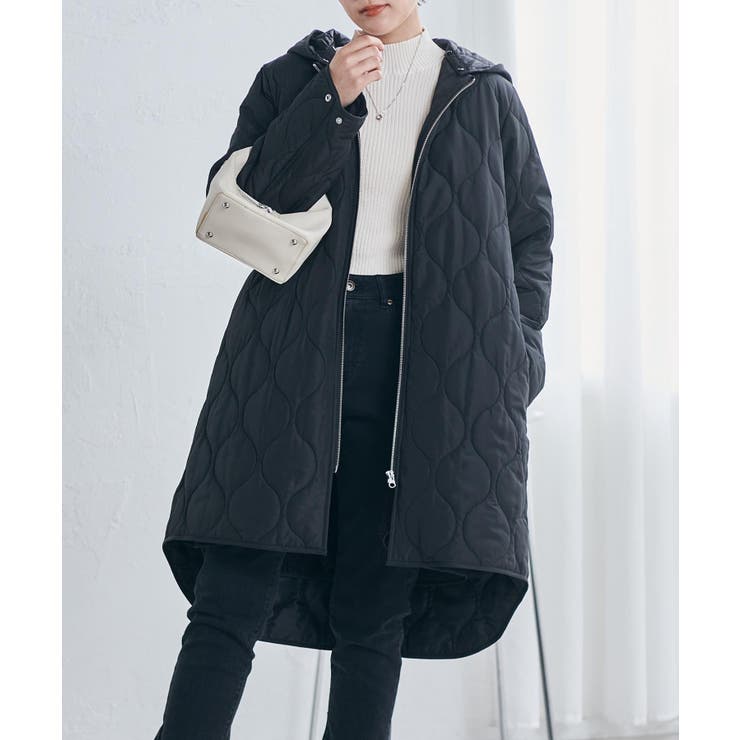 ブラック | ３ｗａｙキルティングコート | RANAN