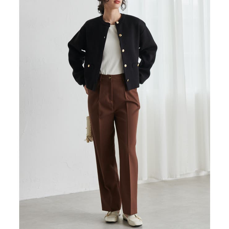 ゴールド調ボタンニットカーディガン | RANAN | 詳細画像20 