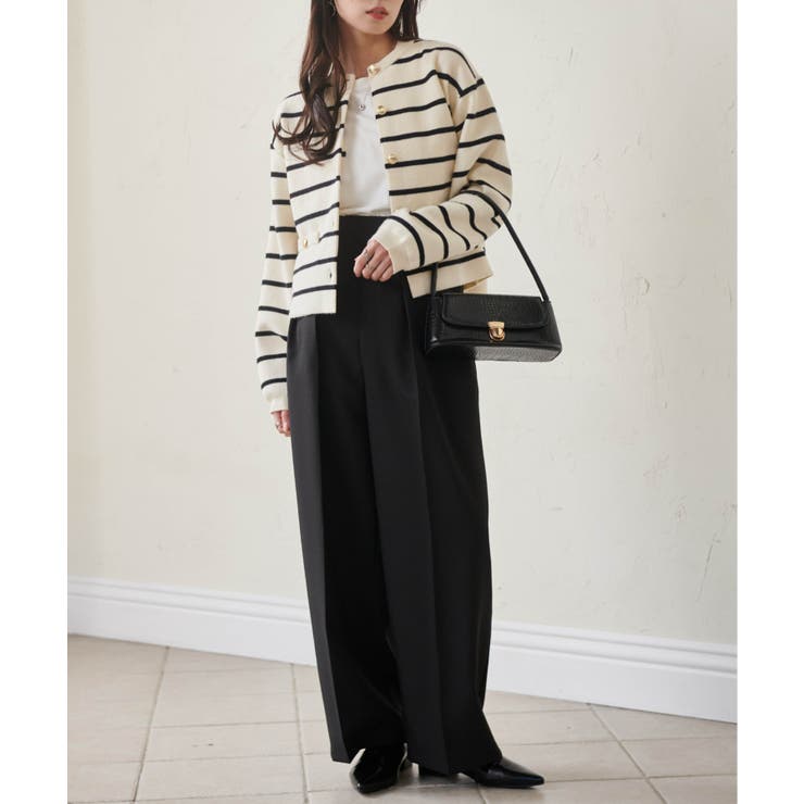 ゴールド調ボタンニットカーディガン | RANAN | 詳細画像48 