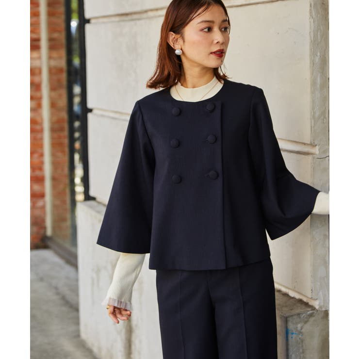 【2点セット】フレアージャケットワイドパンツセットアップ | RANAN | 詳細画像11 