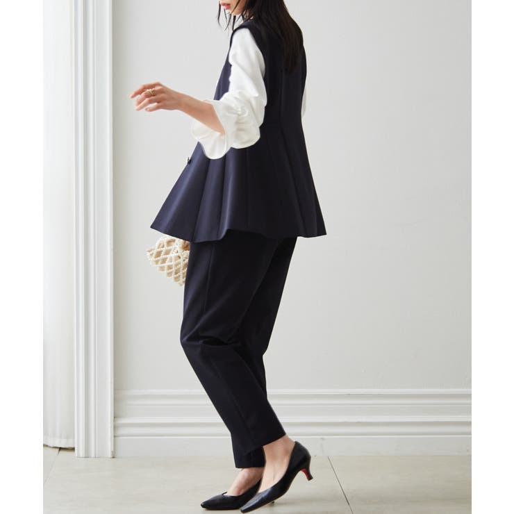 ＜２点セット＞ペプラムベストセットアップ | RANAN | 詳細画像27 