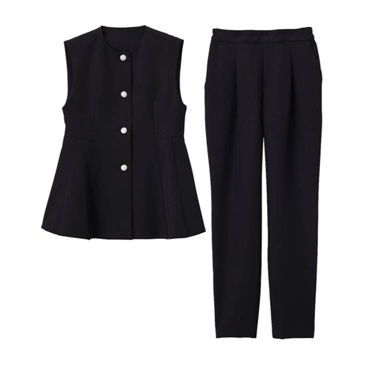 ＜２点セット＞ペプラムベストセットアップ | RANAN | 詳細画像33 