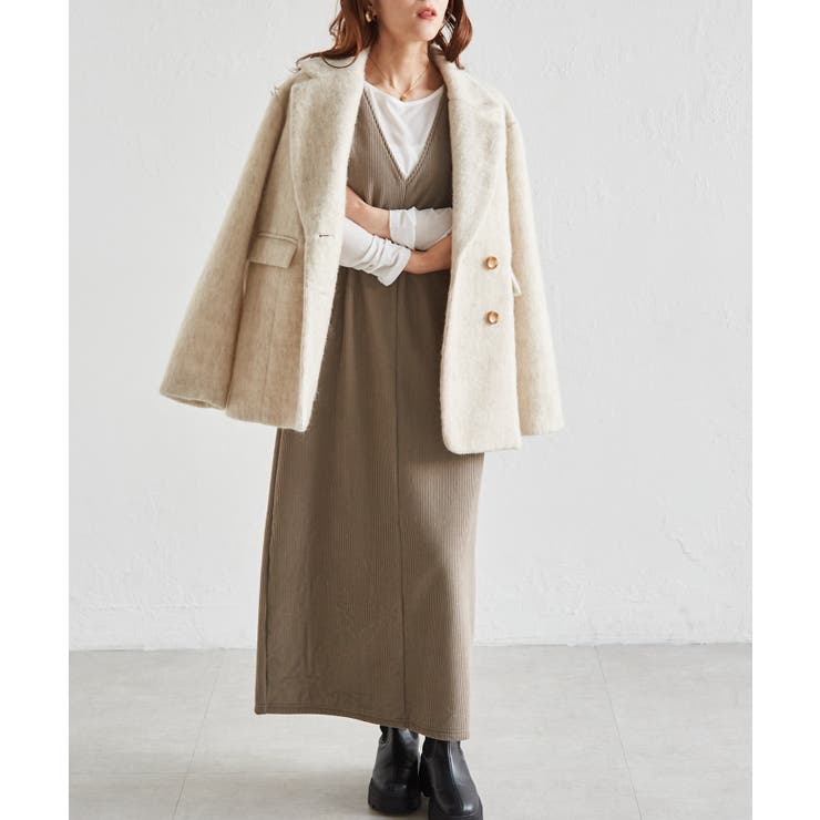 あったか裏ベロアニットコールジャンパースカート | RANAN | 詳細画像14 