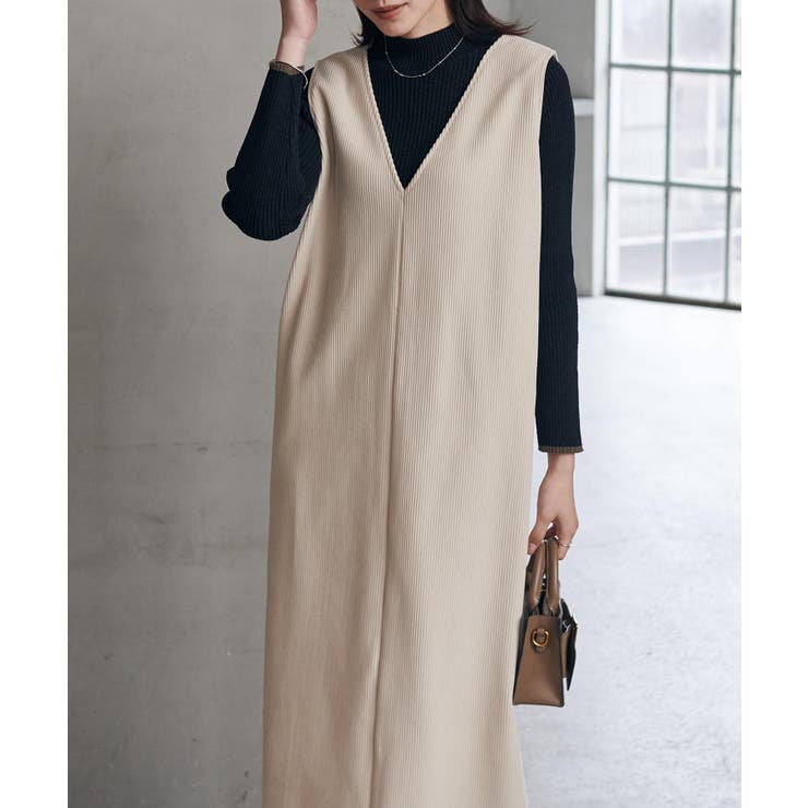 あったか裏ベロアニットコールジャンパースカート | RANAN | 詳細画像20 