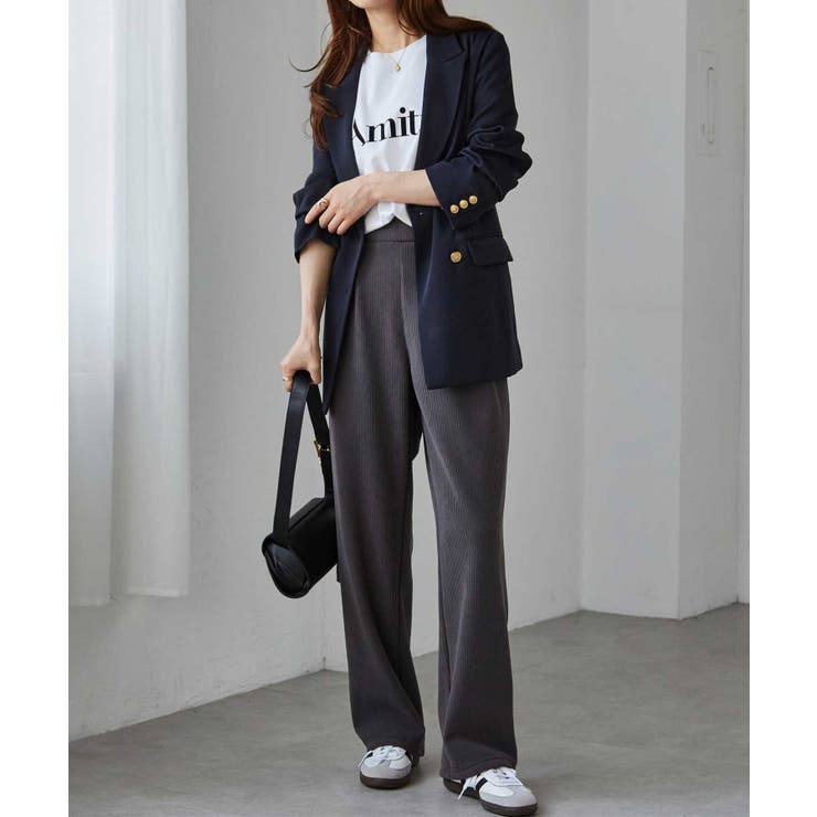 あったか裏ベロアニットコールワイドパンツ | RANAN | 詳細画像10 